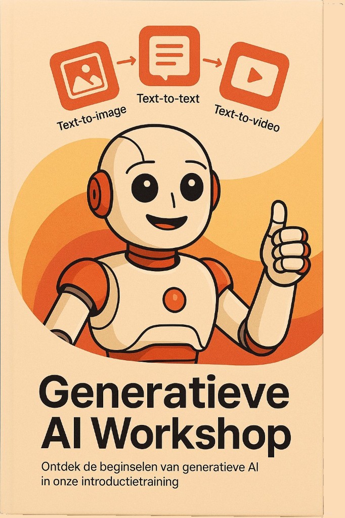 Boekje Generatieve AI Workshop met Umely-robot